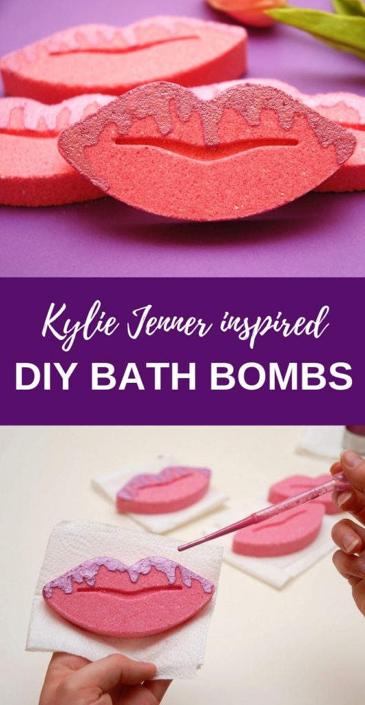 DIY bath bombs with mica powder