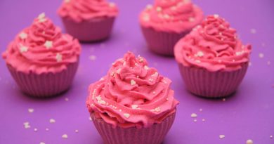 Foaming Cupcake Bath Bomb Frosting Recipe – Only 3 Ingredients diy cupcake bath bomb recipe with frosting