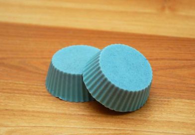 DIY foot scrub bars with pumice and essential oils