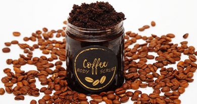 DIY Coffee Scrub for Smooth & Cellulite-Free Skin DIY coffee scrub in a jar with printable label on it