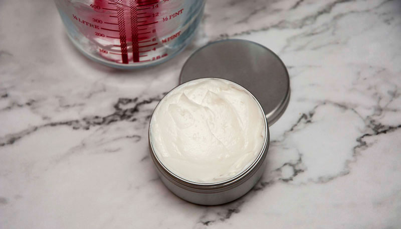 diy lotion recipe made with shea butter aloe vera and essential oils