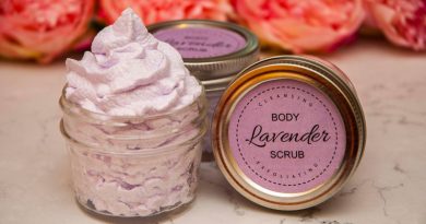 DIY Foaming Lavender Sugar Scrub Recipe (Cleanses & Exfoliates) Foaming sugar scrub recipe with lavender essential oil