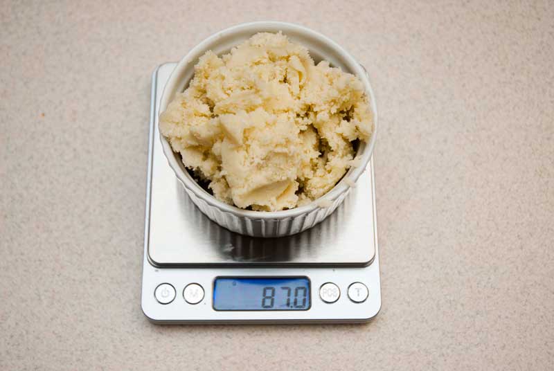 weighting shea butter