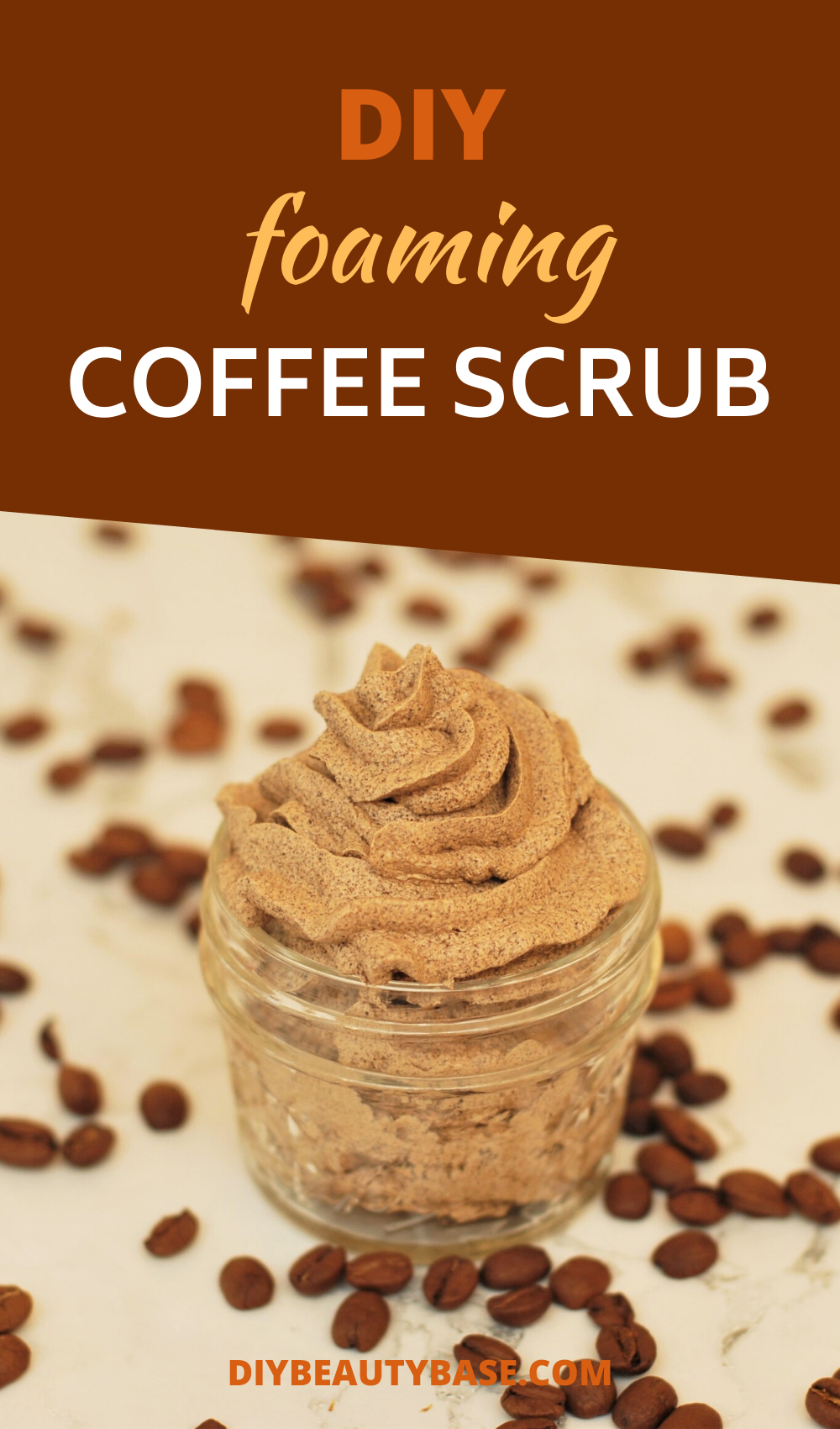 Whipped Coffee Scrub Recipe For Gentle Exfoliation [Without Oils] DIY Beauty Base