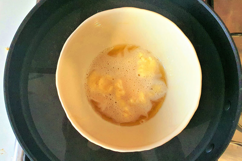 melting cupuacu butter