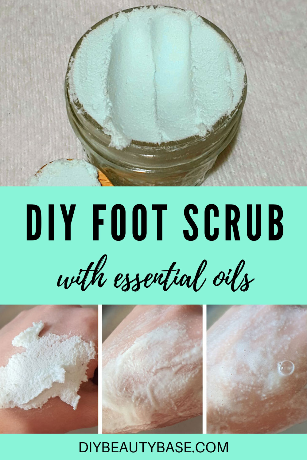 Cleansing DIY Foot Scrub With Essential Oils (Perfect For Summer) DIY