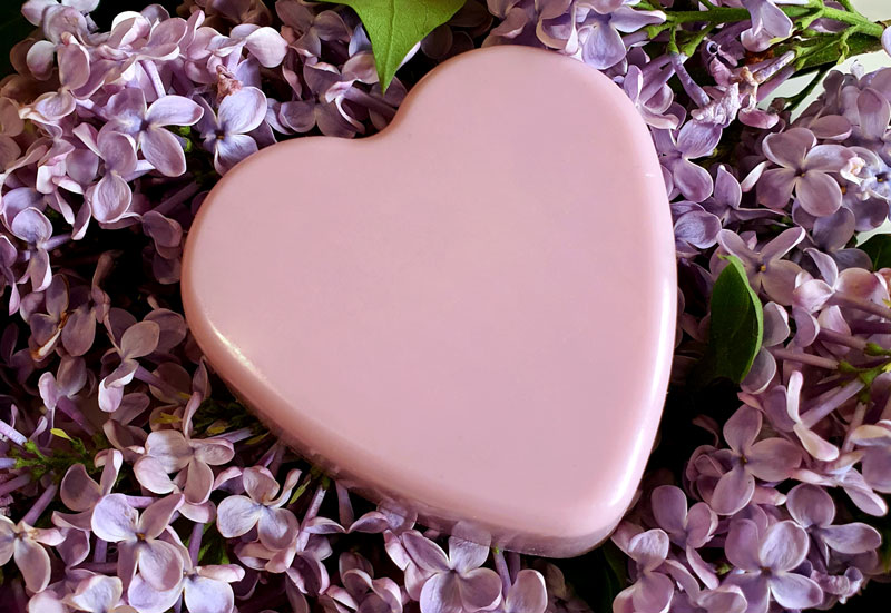 Valentine's Day Rose Heart Silicone Soap DIY Mold Hand Made Soap