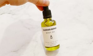 DIY body oil with hemp seed oil
