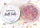 DIY bath salts as a birthday gift
