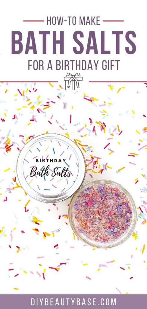 diy bath salts for a gift