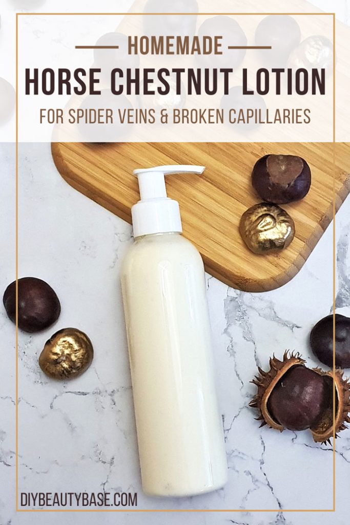 homemade horse chestnut lotion for spider veins