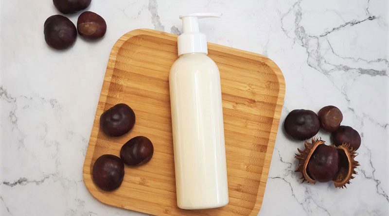DIY lotion with horse chestnut extract formulated to improve varicose veins and broken capillaries