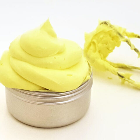 whipped diy turmeric body butter