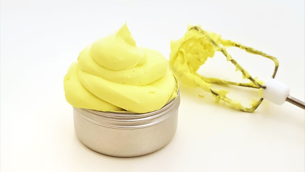 whipped diy turmeric body butter