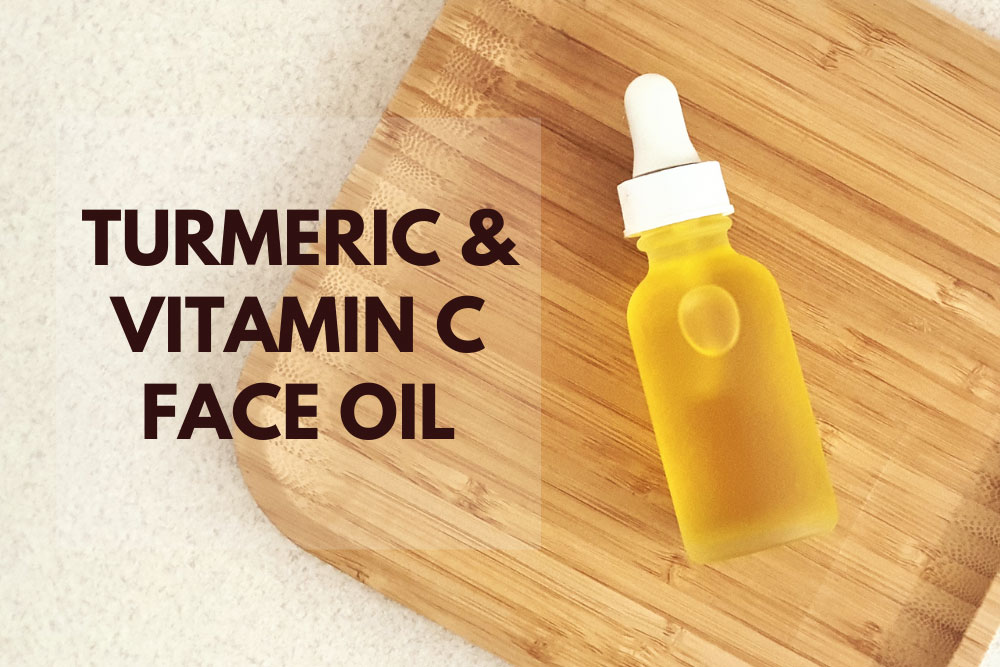 DIY Vitamin C & Turmeric Face Oil Serum For Glowing Skin - DIY Beauty Base