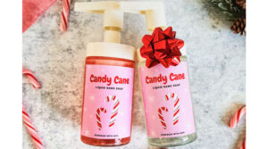 homemade candy cane hand soap