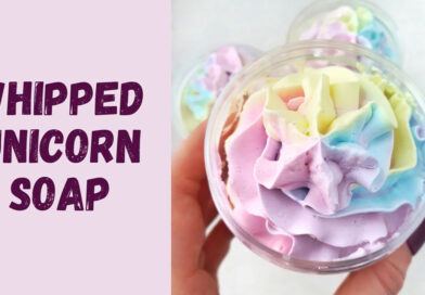 unicorn whipped soap homemade