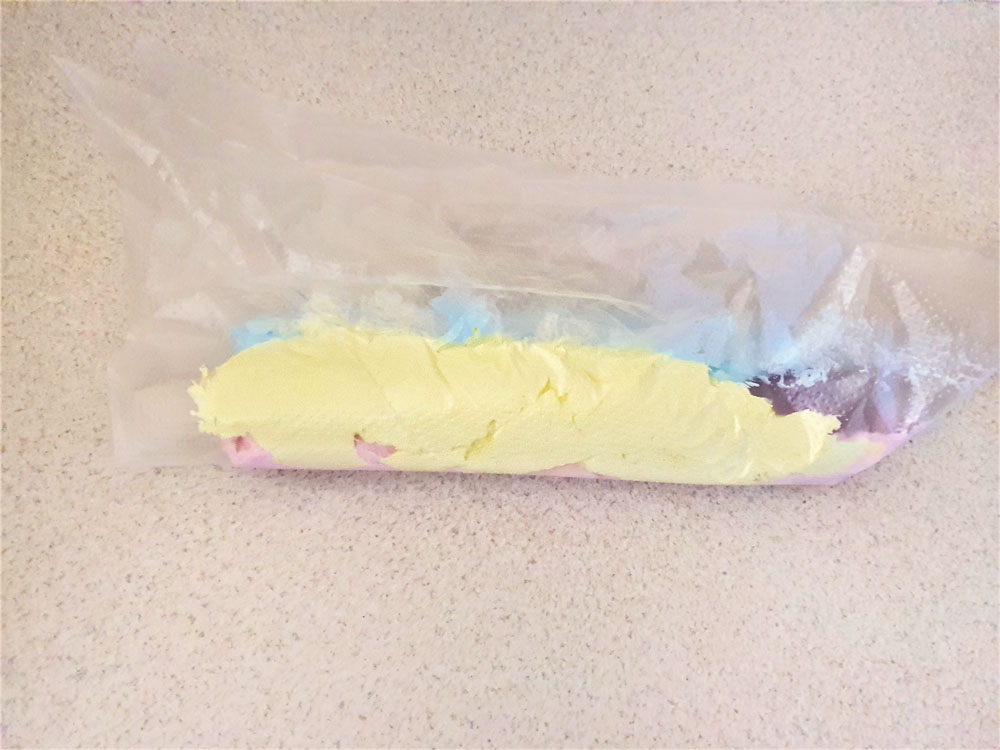 rolling soap in a tube