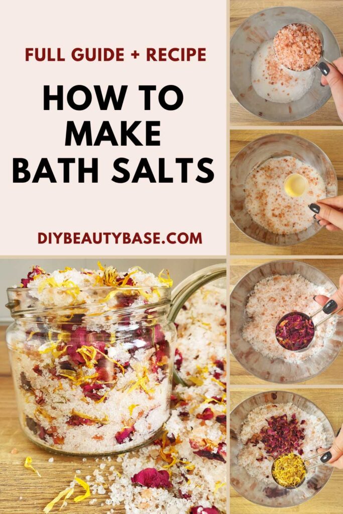 How To Make Bath Salts [Full Guide+Recipe] - DIY Beauty Base