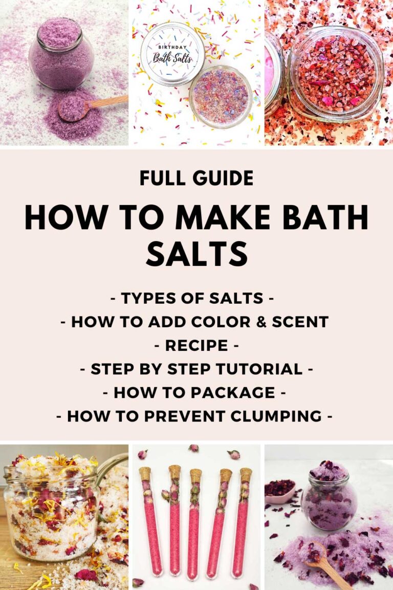 How To Make Bath Salts [Full Guide+Recipe] DIY Beauty Base
