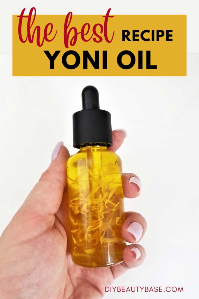 DIY yoni oil for dry skin and ingrown hair