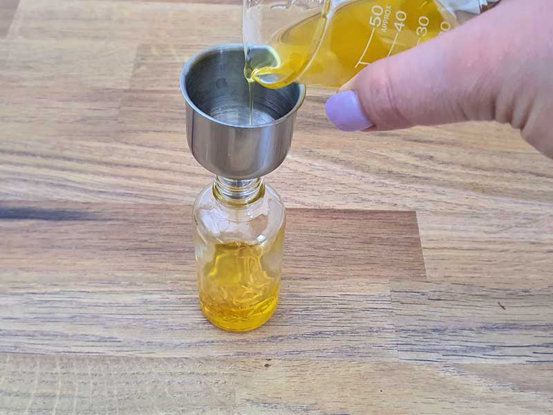 making yoni oil with calendula infused oil